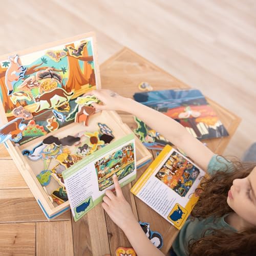 Melissa & Doug Melissa Doug National Parks Wooden Picture Matching Magnetic Game - FSC