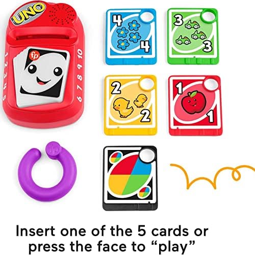 Fisher-Price Baby Toddler Toy Laugh Learn Counting and Colors UNO with Educational Music