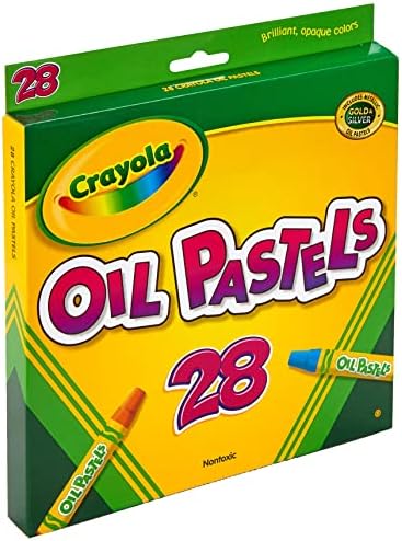 Crayola Oil Pastels School Supplies Indoor Activities At Home 28 Assorted Colors