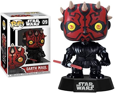 Funko Visit the Funko Store Funko Pop Protector Bundle - 1 Star Wars Darth Maul 09 Pop