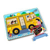Melissa & Doug The Wheels on The Bus 6-Piece Sound Puzzle 1 MD Scratch Fun Mini-Pad 07399