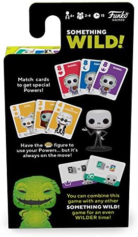 Funko Something Wild Family Card - The Nightmare Before ChristmasIncludes Collectable Mini POP Ideal for Children - Fun for The Whole Family Board Game