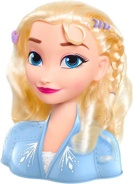 Disney Frozen 2 Elsa Styling Head 14-pieces Pretend Play for Ages 3 Up by Just Play