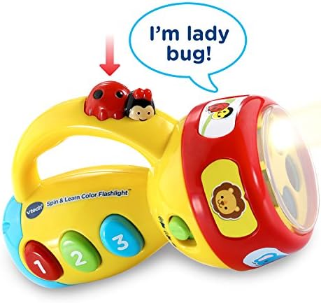 VTech Spin and Learn Color Flashlight Pink