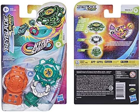 Beyblade Burst Rise Hypersphere Draciel F Starter Pack - Defense Type Battling Game Top