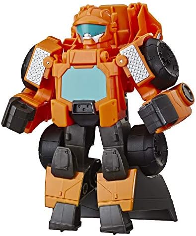 Transformers Playskool Heroes Rescue Bots Academy Wedge The Construction-Bot Converting