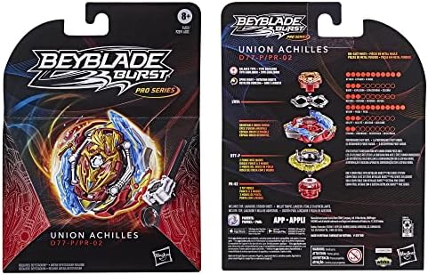 Beyblade Burst Pro Series Union Achilles Spinning Top Starter Pack Balance Type Battling