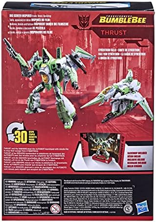 Transformers Studio Series 76 Voyager Class Bumblebee Thrust Action Figure - Ages 8 and