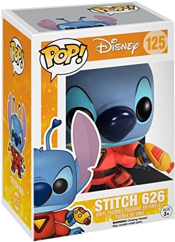 Funko POP Disney Lilo Stitch - Stitch 626 Pop Vinyl Figure Bundled with Compatible Pop