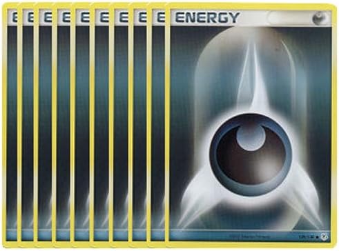 Pokemon Cards - LOT of 10 Darkness Energy Cards Black
