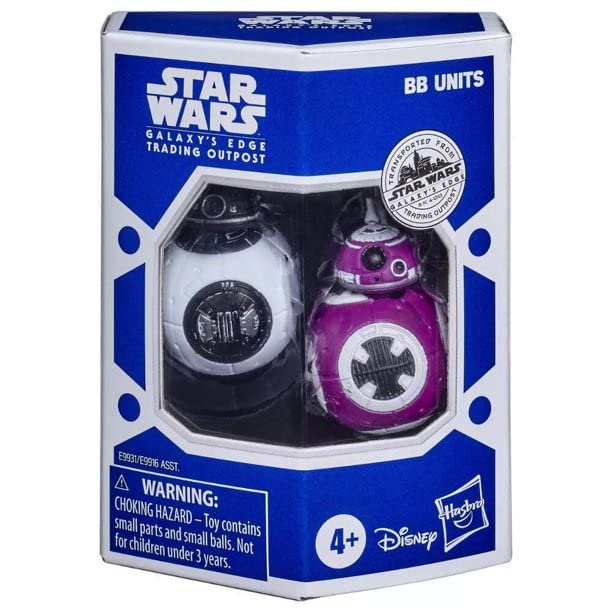 STAR WARS Galaxy's Edge Trading Outpost Depot BB Units Purple and White