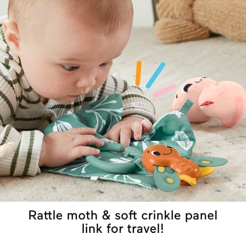 Fisher-Price Baby Taco Tuesday Set 3 Pretend Food Rattle Sensory Activities for Newbornsa