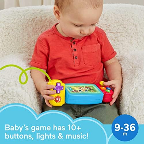 Fisher-Price Laugh Learn Baby Toddler Toy Twist Learn Gamer Pretend Video Game with