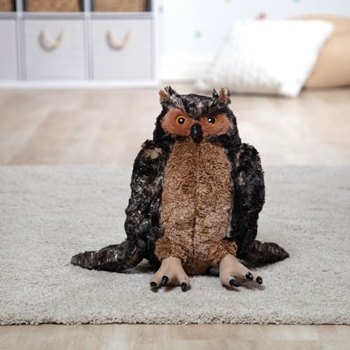 Melissa & Doug Melissa Doug Giant Owl - Lifelike Stuffed Animal 17 inches tall Brown