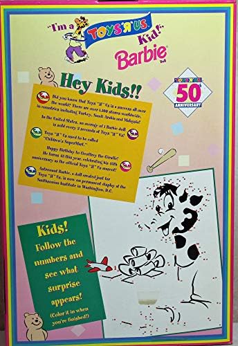 Barbie 18895 1997 R Us 50th Anniversary Doll