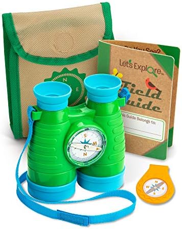 Melissa & Doug Melissa Doug Let's Explore Binoculars Compass Toy Outdoor Activity for