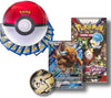 Pokemon TCG - Party Bundle 50 Assorted Cards in a Tin 1 Ultra Rare Card 1 Factory Sealed