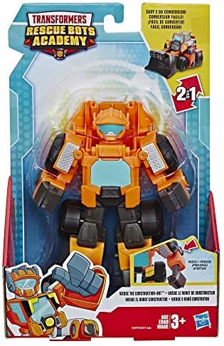 Transformers Playskool Heroes Rescue Bots Academy Wedge The Construction-Bot Converting