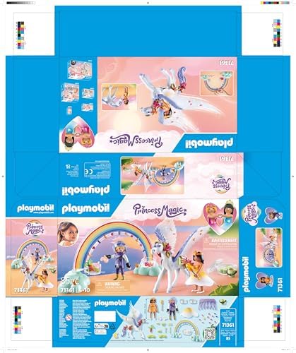 Playmobil Pegasus with Rainbow in The Clouds