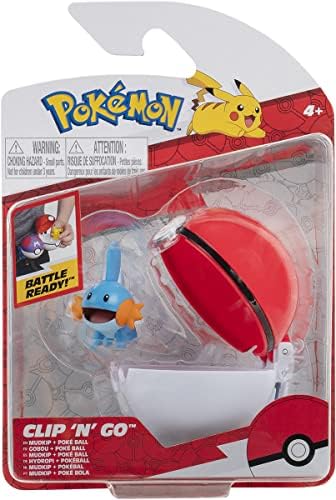 Pokemon Clip'n'Go Poke Balls - Gobou Pokeball Unisex Articulated Figure Multi-Coloured