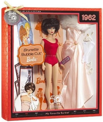 Barbie My Favorite Time Capsule 1962 Brunette Bubble Cut Doll