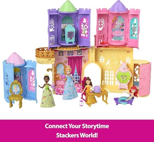 Mattel Disney Princess Tower Surprise Small Dolls Stacking Playset
