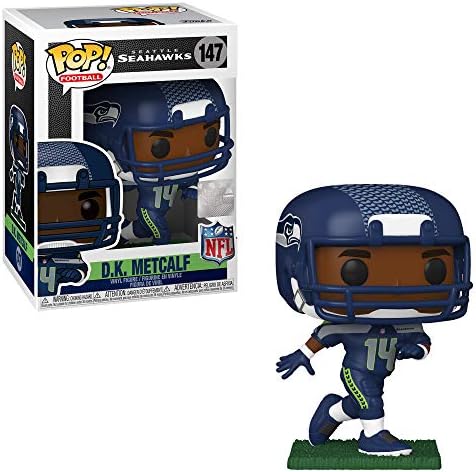 Funko DK Metcalf Seattle Seahawks POP Football Player Figurine