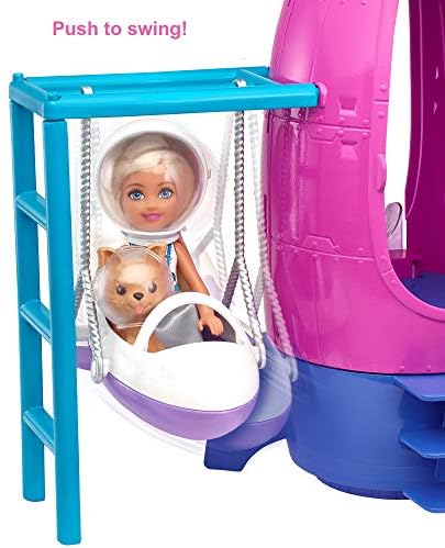 Barbie Space Discovery Chelsea Doll Rocket Ship-Themed Playset with Puppy