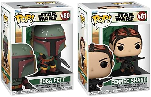 Funko POP Star Wars Book of Boba Fett - Collectors Set Boba Fett and Fennec Shand