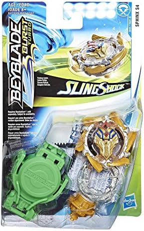 Beyblade Burst Turbo Slingshock Sphinx S4 Starter Pack - Battling Top RightLeft-Spin