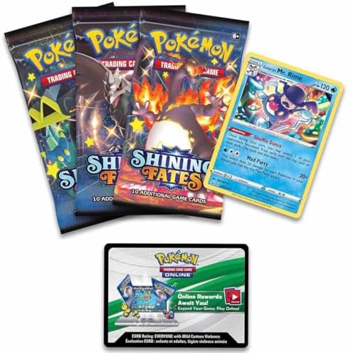 Pokemon TCG Shining Fates Mad Party Pin Collection