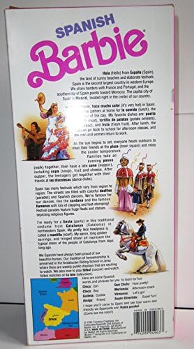 Mattel 1991 Barbie Dolls of The World 12 Inch Doll Collection - Spanish Barbie Doll