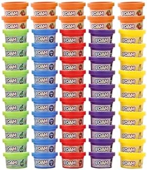 Crayola Play Foam - Silly Scents 60x1oz Scented Foam Beads Modeling Foam in 6 Bright