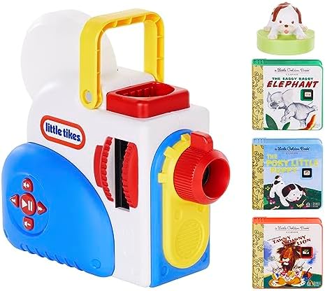 little tikes Story Dream Machine Starter Pack with 3 Classic Fairytale Stories - Light