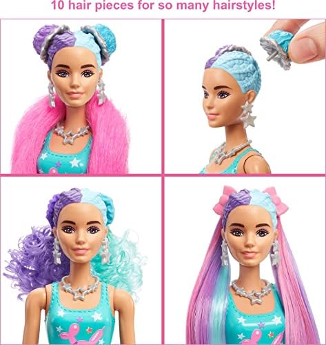 Barbie Color Reveal Glitter Hair Swaps Doll
