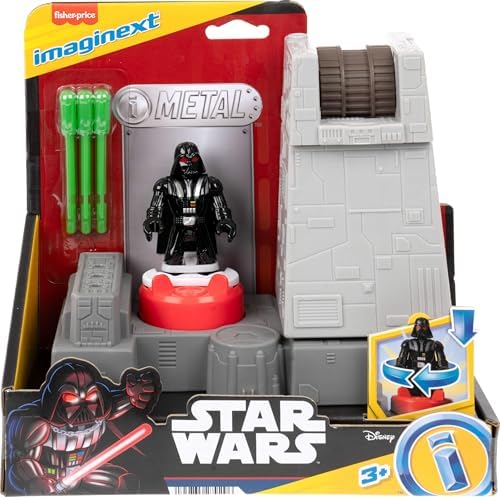 Fisher-Price Imaginext Star Wars Death Star Turret Cannon with Darth Vader Metal