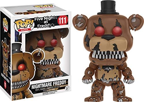 Funko POP Five Nights at Freddy - Nightmare Freddy Funko Pop Vinyl Figure Bundled with