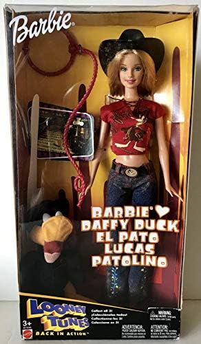 Barbie Looney Tunes Back in Action Barbie Loves Daffy Duck El Pato Lucas Patolino with 6 Plush