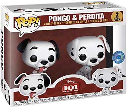 Funko Pop 101 Dalmatians Pongo Perdita 2 Pack