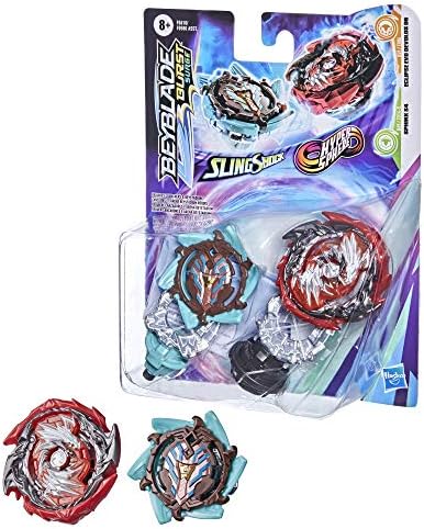 Beyblade Burst Surge Dual Collection Pack Hypersphere Eclipse Evo Devolos D5 and