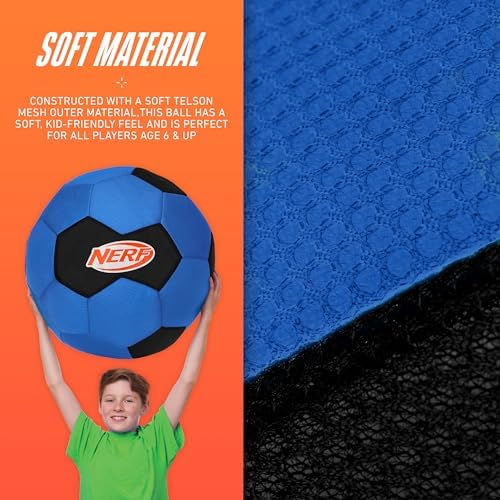 Nerf Mega Ball - 20 Inch Big Outdoor Kickball Soccer Ball Dodgeball for Backyard - Giant