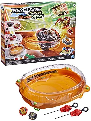 BEYBLADE Burst QuadDrive Cosmic Vector Battle Set - Battle Game Set with Beystadium 2