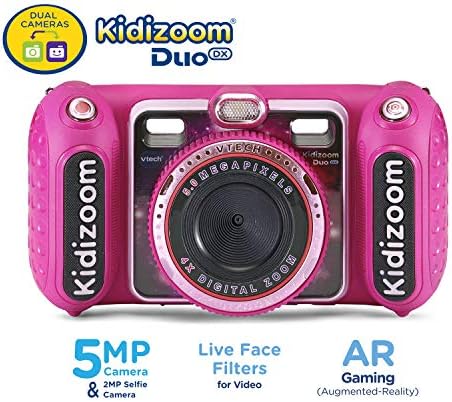 VTech KidiZoom Duo DX Digital Selfie Camera with MP3 Player Pink