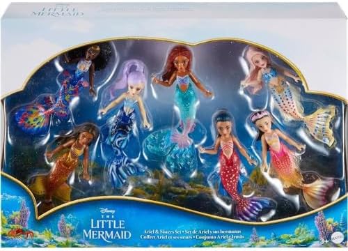 Mattel Disney Princess The Little Mermaid Ariel Sisters Small Doll