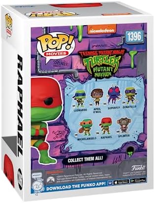 Funko POP Movies Teenage Mutant Ninja Turtles TMNT Raphael - Collectable Vinyl Figure