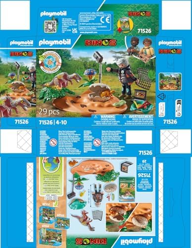 Playmobil Dinos Stegosaurus Nest with Egg Thief