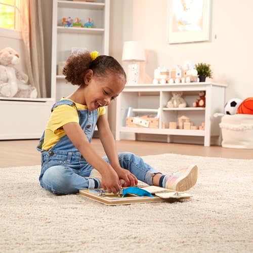 Melissa & Doug Melissa Doug Locks and Latches Board Wooden Educational Toy