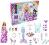 Barbie Dreamtopia Advent Calendar Fantasy-Themed with 24 Surprises Daily Include Barbie Fashion Doll