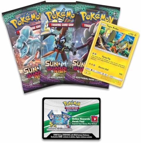 Pokemon TCG Tapu Koko Pin Collection Card Game