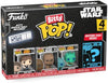 Funko Bitty POP Star Wars - Han Solo 4-Pack - Han Solo Chewbacca Greedo and A Surprise